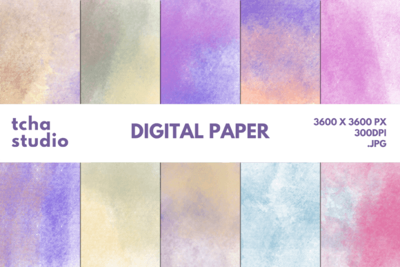 Abstract Canvas 1 Digital Papers: A Versatile Design Resource for Businesses
