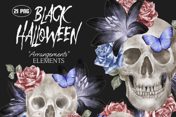 Black Halloween Arrangements: A Darkly Elegant Design Resource for Creators
