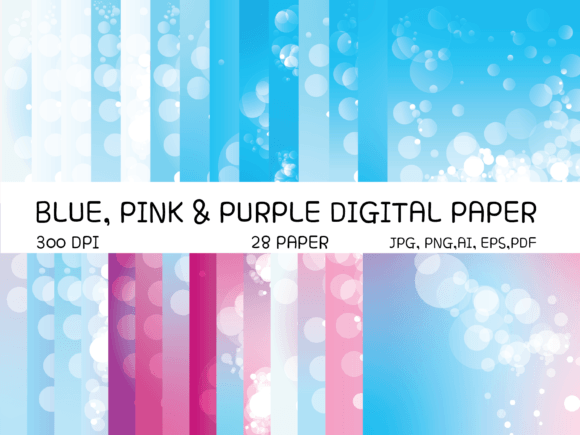 Blue Purple Digital Paper: A Versatile Asset for Creative and Professional Projects