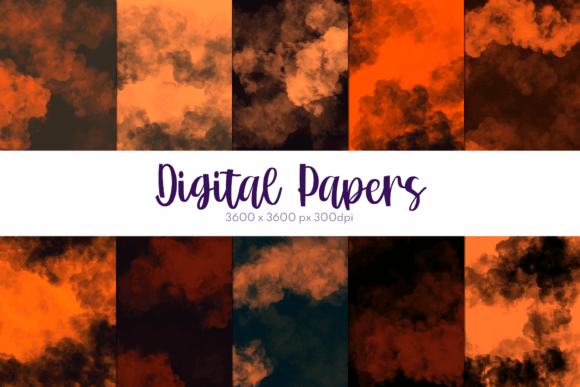 Halloween Digital Papers Set 1
