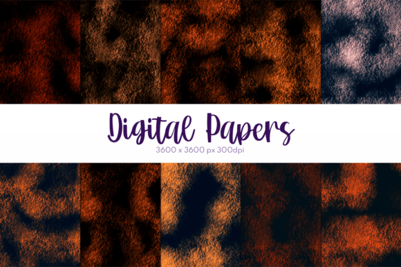 Halloween Digital Papers Set 5