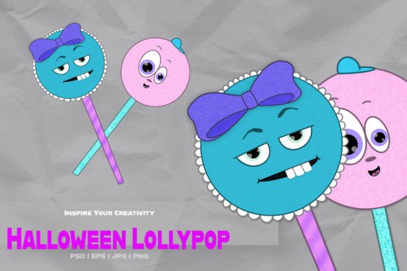 Halloween Lollypop - Cartoon Character: A Strategic Design Asset for Creative and Commercial Projects