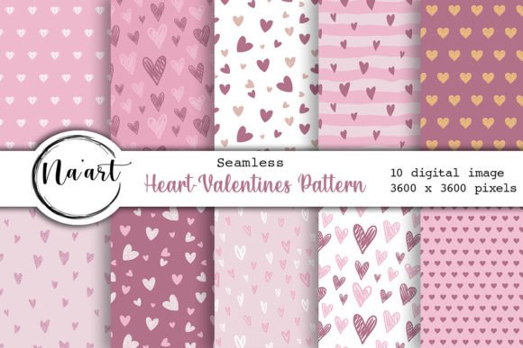 Heart-Valentines Pattern: A Versatile Design for Creative Projects