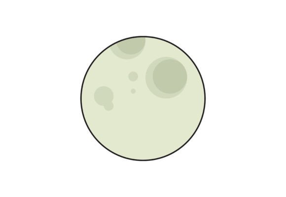 Moon Illustration Art for Creative Projects