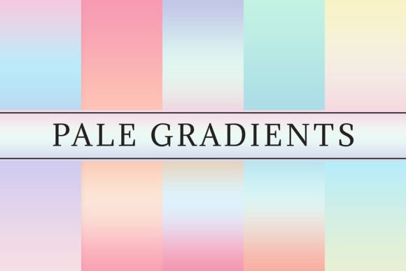 Pale Gradients for Creative Projects