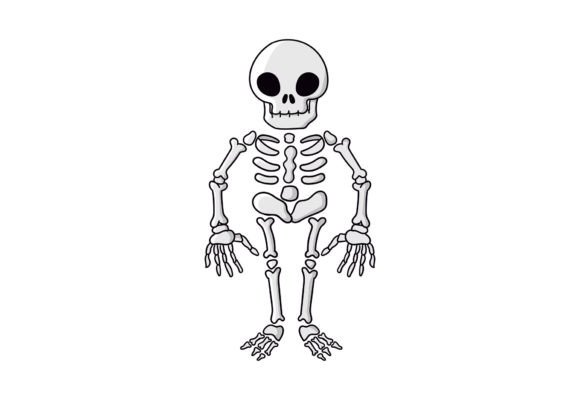Skeleton Clipart SVG for Creative Projects