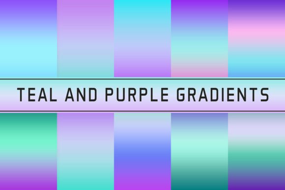 Teal and Purple Gradients: Elevating Design Projects with Modern Color Combinations
