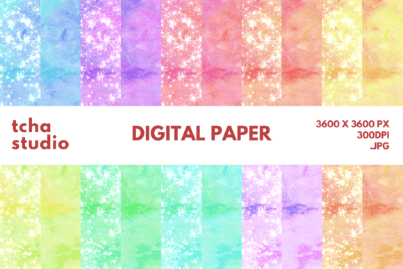 Texture Vivid Watercolor Digital Papers: A Versatile Asset for Creative and Business Workflows